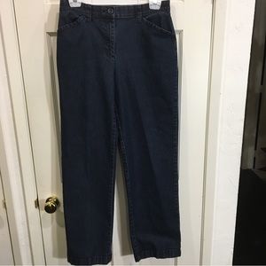 LLBean dark blue classic fit jean